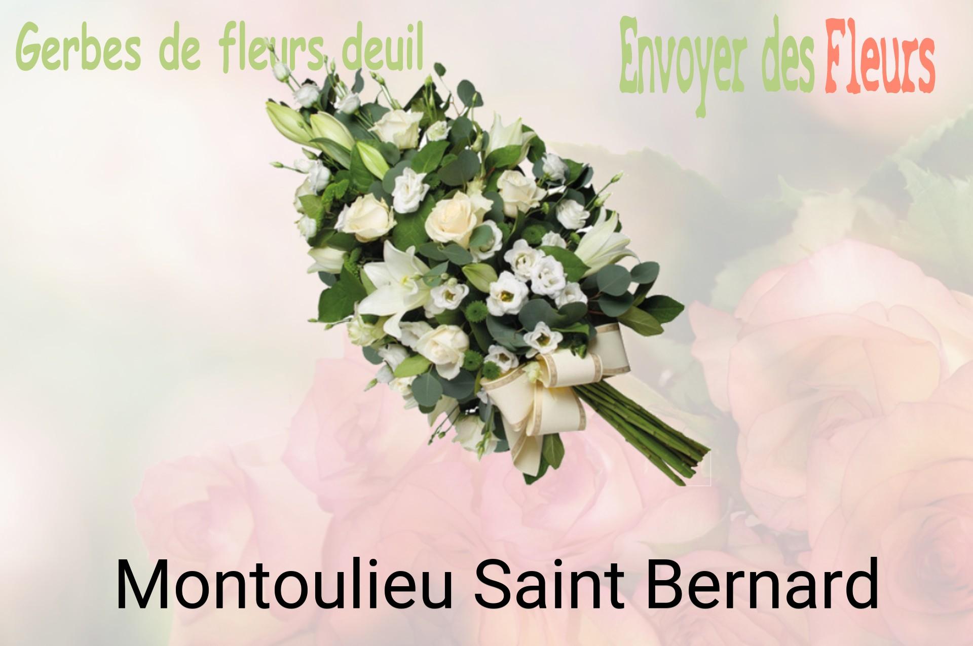 Gerbe de fleurs de deuil livrée à Montoulieu-Saint-Bernard
